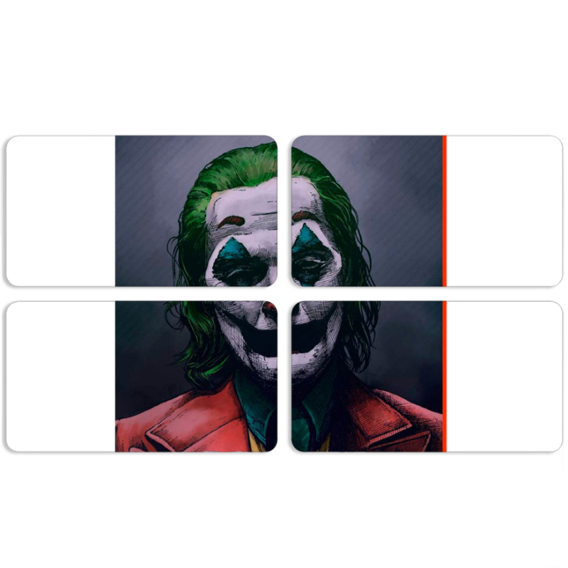 Магнитные фотопазлы 90 на 50 набор 4 штуки Joker