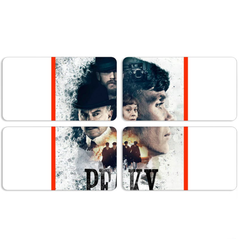 Магнитные фотопазлы 90 на 50 набор 4 штуки Peaky Blinders Poster