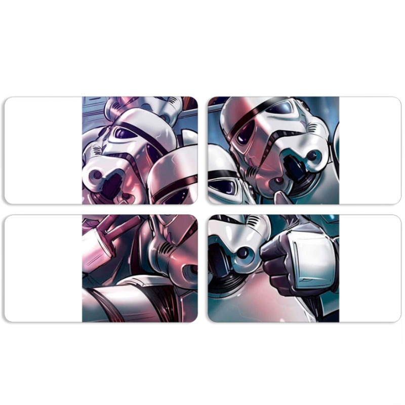 Магнитные фотопазлы 90 на 50 набор 4 штуки Stormtroopers