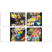 Магнитные фотопазлы 90 на 50 набор 4 штуки CS:Go Stickerbombing