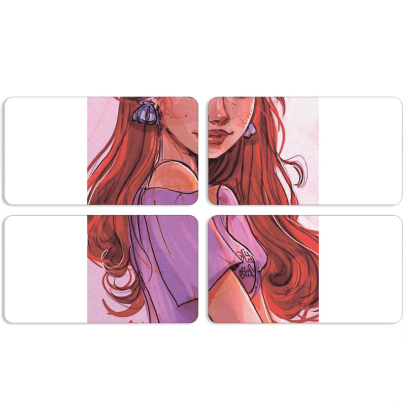 Магнитные фотопазлы 90 на 50 набор 4 штуки 