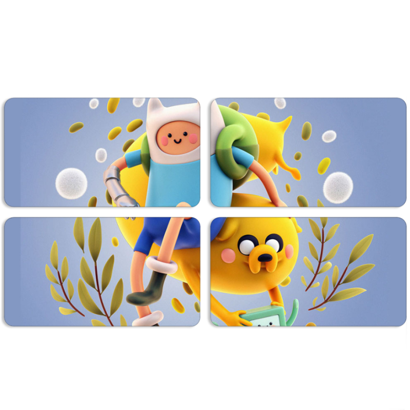 Магнитные фотопазлы 90 на 50 набор 4 штуки 