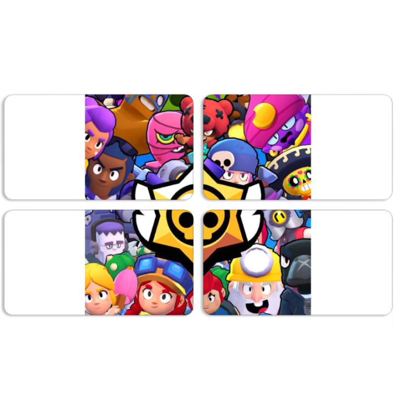 Магнитные фотопазлы 90 на 50 набор 4 штуки 