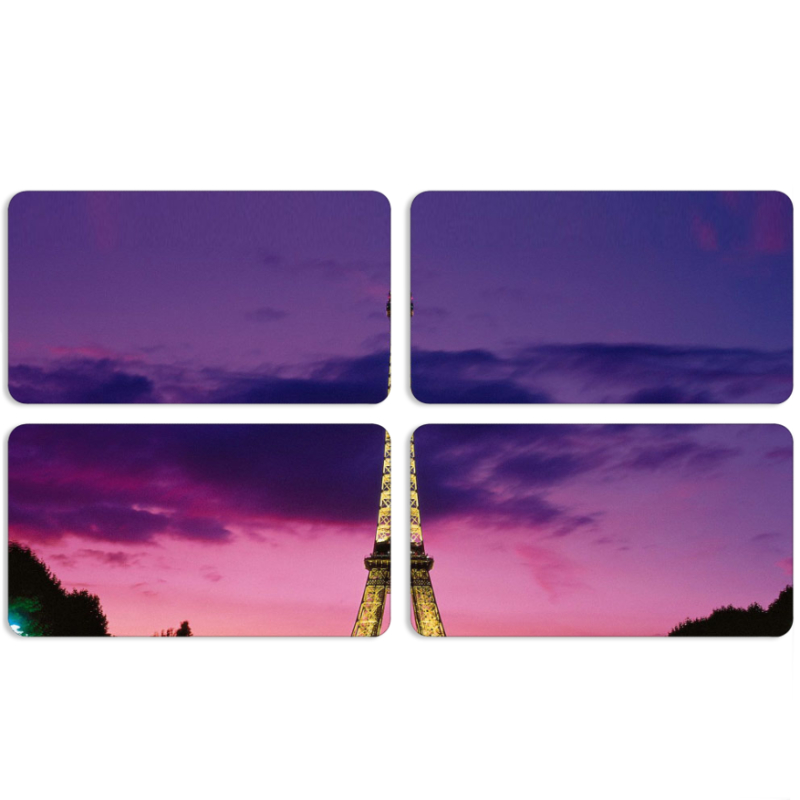 Магнитные фотопазлы 90 на 50 набор 4 штуки Полночь в Париже