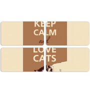 Магнитные фотопазлы 90 на 50 набор 4 штуки 