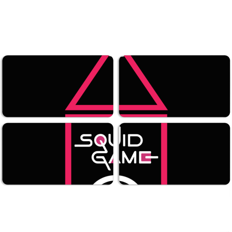 Магнитные фотопазлы 90 на 50 набор 4 штуки siquid game игра в кальмара