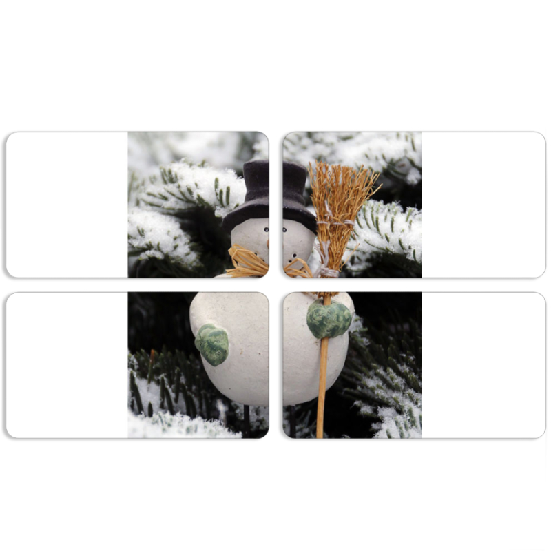 Магнитные фотопазлы 90 на 50 набор 4 штуки 