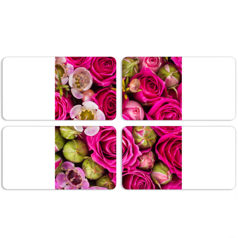 Магнитные фотопазлы 90 на 50 набор 4 штуки 