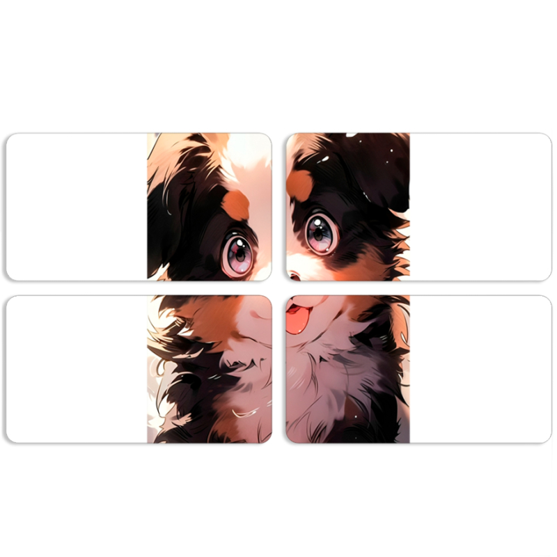 Магнитные фотопазлы 90 на 50 набор 4 штуки 