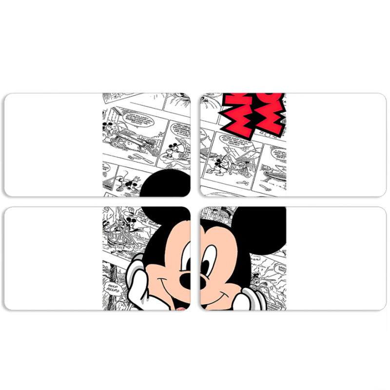 Магнитные фотопазлы 90 на 50 набор 4 штуки 