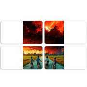 Магнитные фотопазлы 90 на 50 набор 4 штуки 