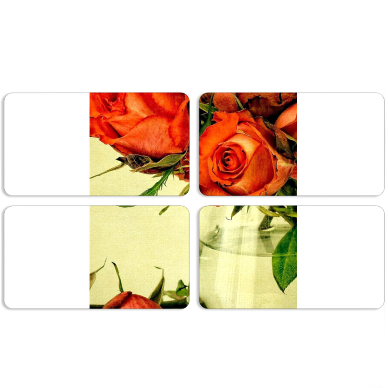 Магнитные фотопазлы 90 на 50 набор 4 штуки 