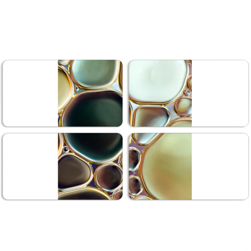 Магнитные фотопазлы 90 на 50 набор 4 штуки 