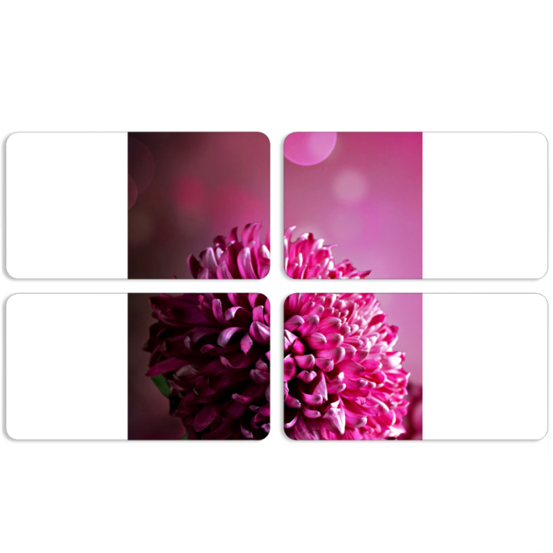 Магнитные фотопазлы 90 на 50 набор 4 штуки 