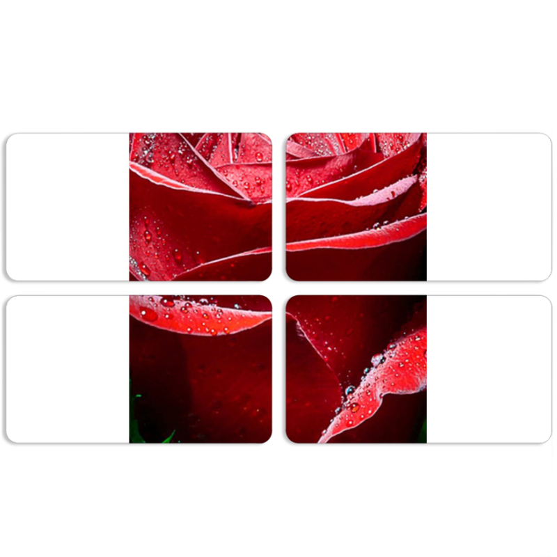 Магнитные фотопазлы 90 на 50 набор 4 штуки 