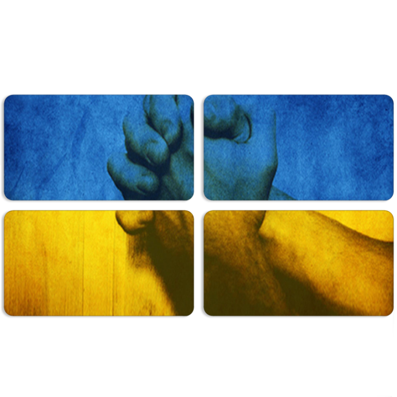 Магнитные фотопазлы 90 на 50 набор 4 штуки Handshake