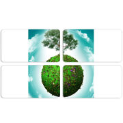 Магнитные фотопазлы 90 на 50 набор 4 штуки 