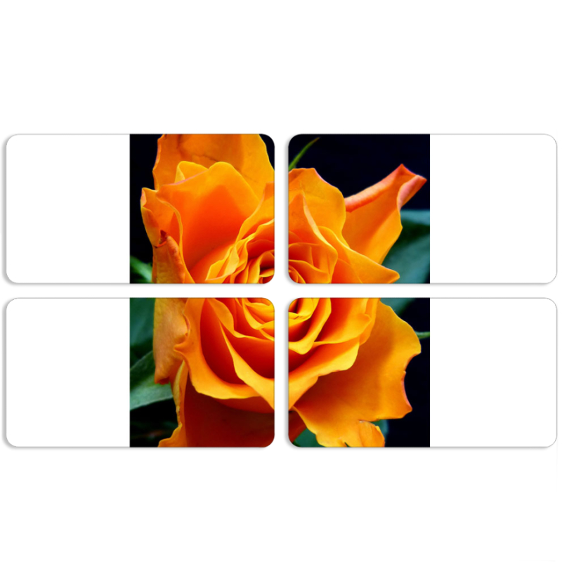 Магнитные фотопазлы 90 на 50 набор 4 штуки 