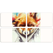 Магнитные фотопазлы 90 на 50 набор 4 штуки 