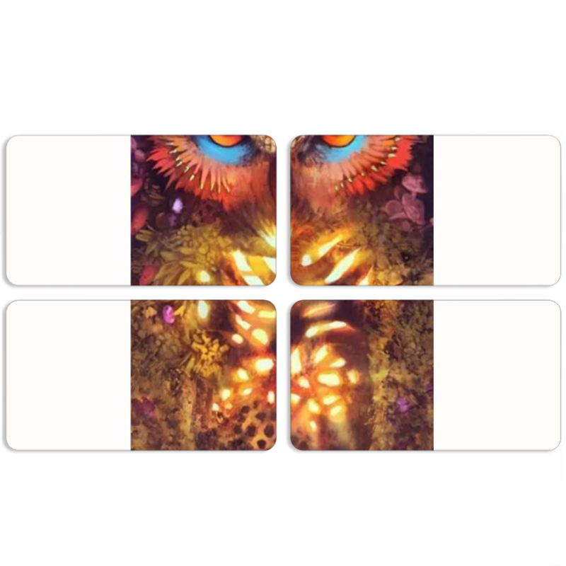 Магнитные фотопазлы 90 на 50 набор 4 штуки 