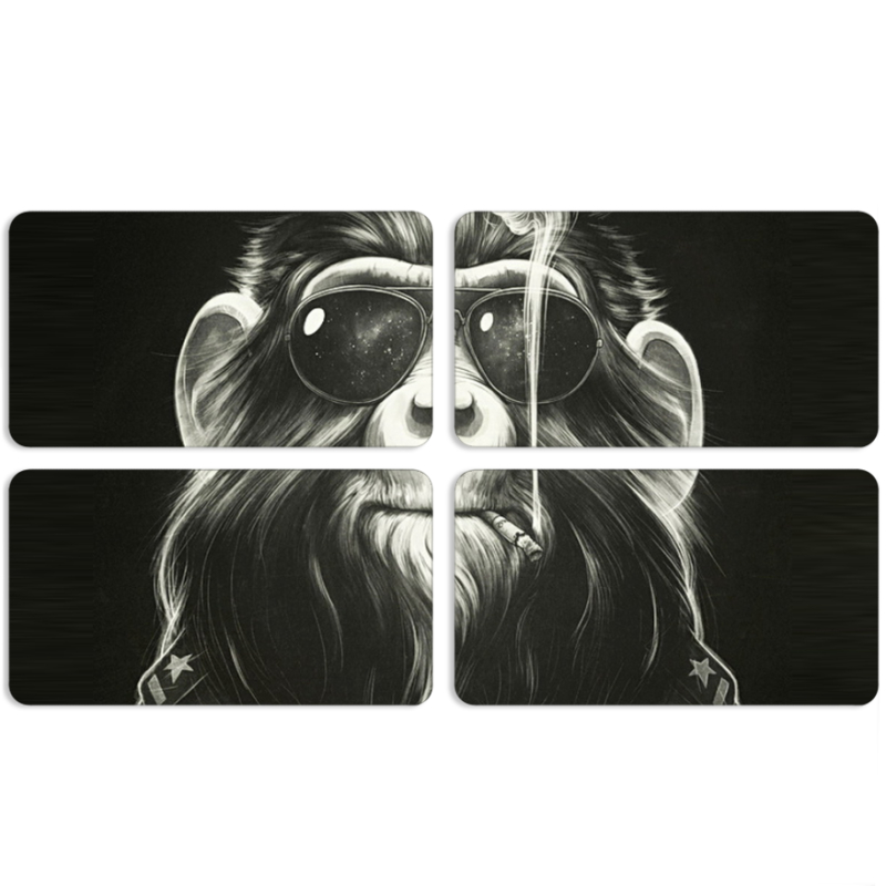 Магнитные фотопазлы 90 на 50 набор 4 штуки Smokey Monkey