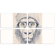 Магнитные фотопазлы 90 на 50 набор 4 штуки 