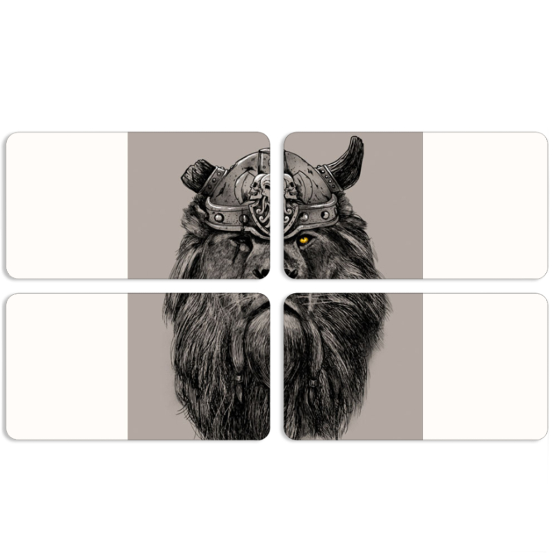 Магнитные фотопазлы 90 на 50 набор 4 штуки 