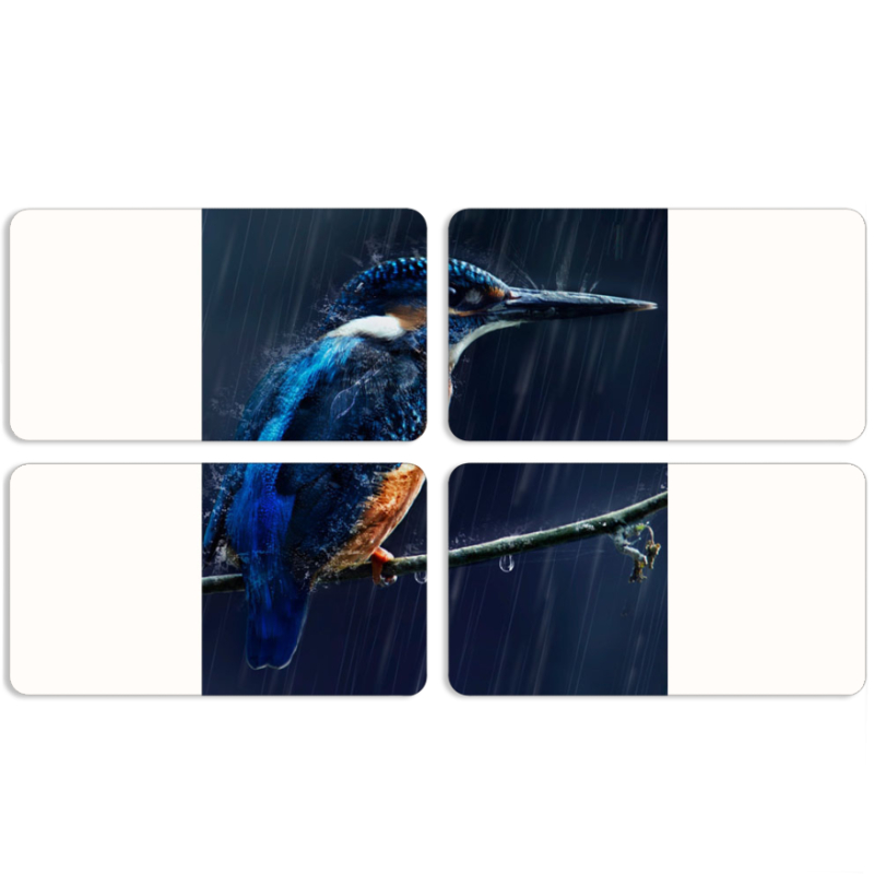 Магнитные фотопазлы 90 на 50 набор 4 штуки 