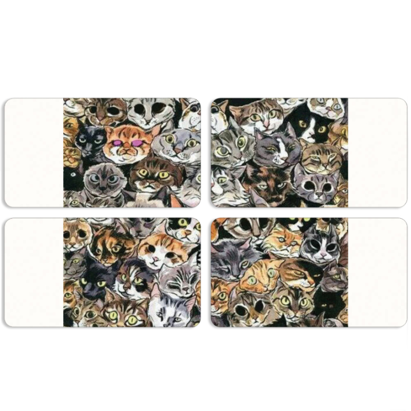 Магнитные фотопазлы 90 на 50 набор 4 штуки 