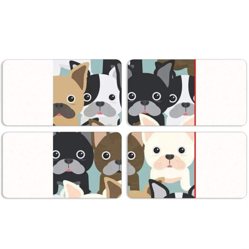 Магнитные фотопазлы 90 на 50 набор 4 штуки 