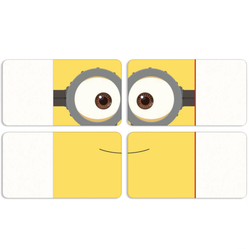 Магнитные фотопазлы 90 на 50 набор 4 штуки 