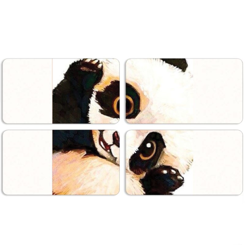 Магнитные фотопазлы 90 на 50 набор 4 штуки 