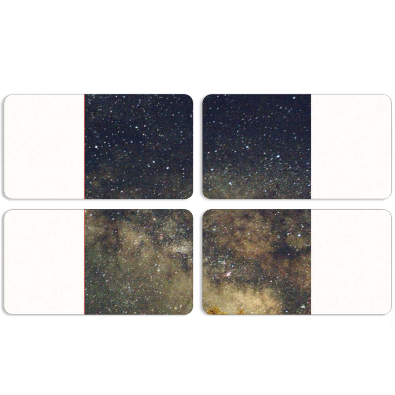 Магнитные фотопазлы 90 на 50 набор 4 штуки 