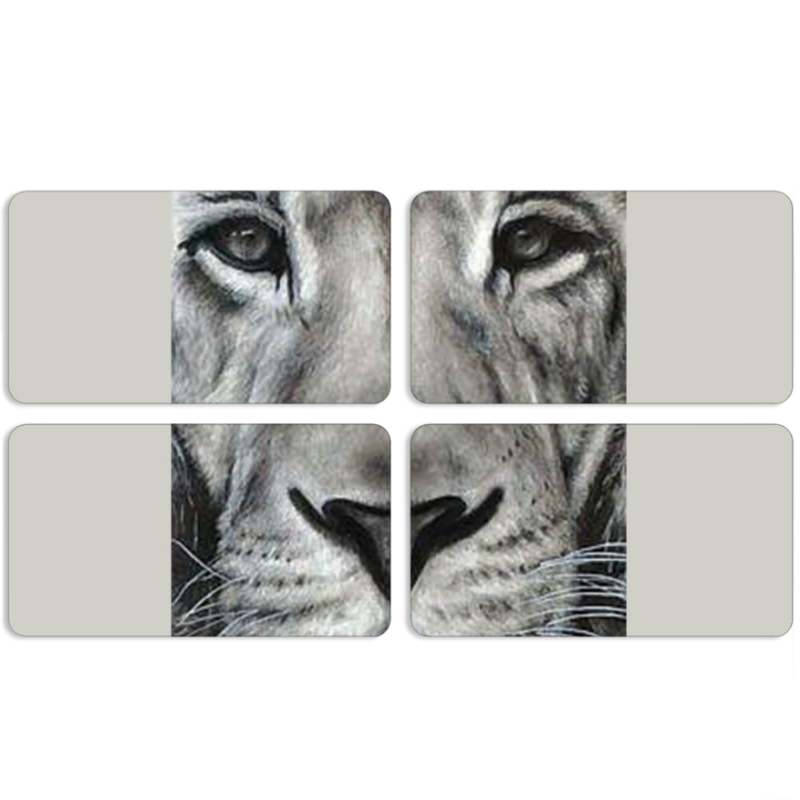 Магнитные фотопазлы 90 на 50 набор 4 штуки 