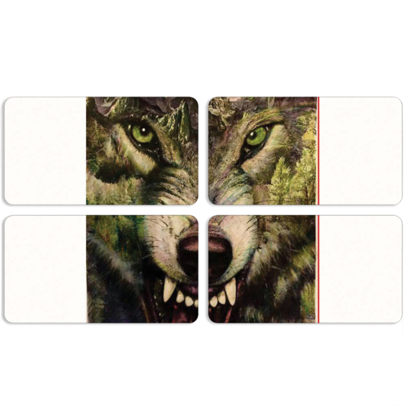 Магнитные фотопазлы 90 на 50 набор 4 штуки 