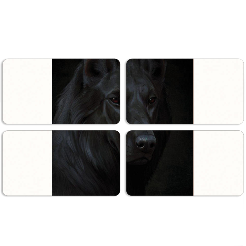 Магнитные фотопазлы 90 на 50 набор 4 штуки 