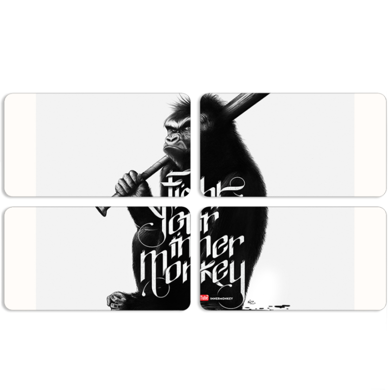 Магнитные фотопазлы 90 на 50 набор 4 штуки 