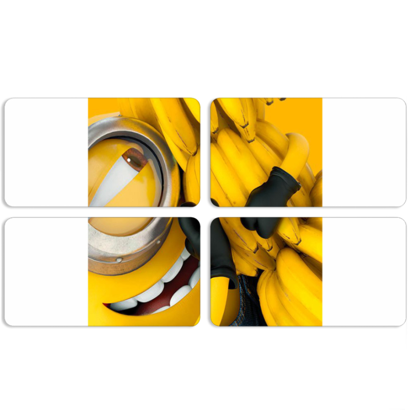 Магнитные фотопазлы 90 на 50 набор 4 штуки Миньон Стюарт