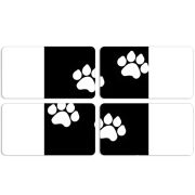 Магнитные фотопазлы 90 на 50 набор 4 штуки 