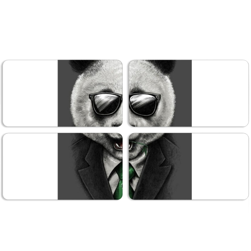 Магнитные фотопазлы 90 на 50 набор 4 штуки 