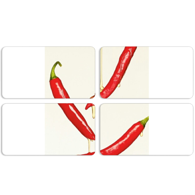 Магнитные фотопазлы 90 на 50 набор 4 штуки 