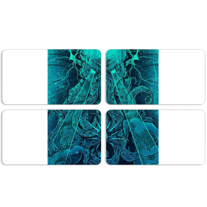 Магнитные фотопазлы 90 на 50 набор 4 штуки 