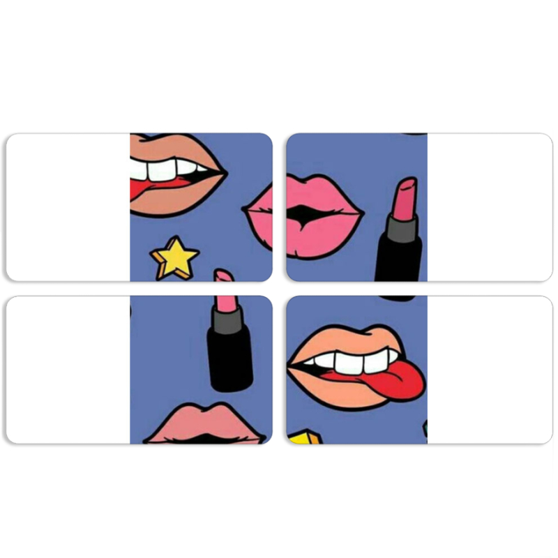 Магнитные фотопазлы 90 на 50 набор 4 штуки 