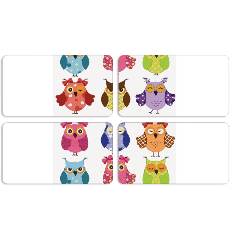 Магнитные фотопазлы 90 на 50 набор 4 штуки 