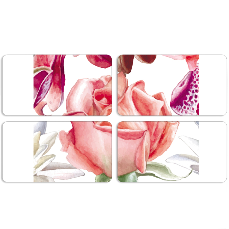 Магнитные фотопазлы 90 на 50 набор 4 штуки 