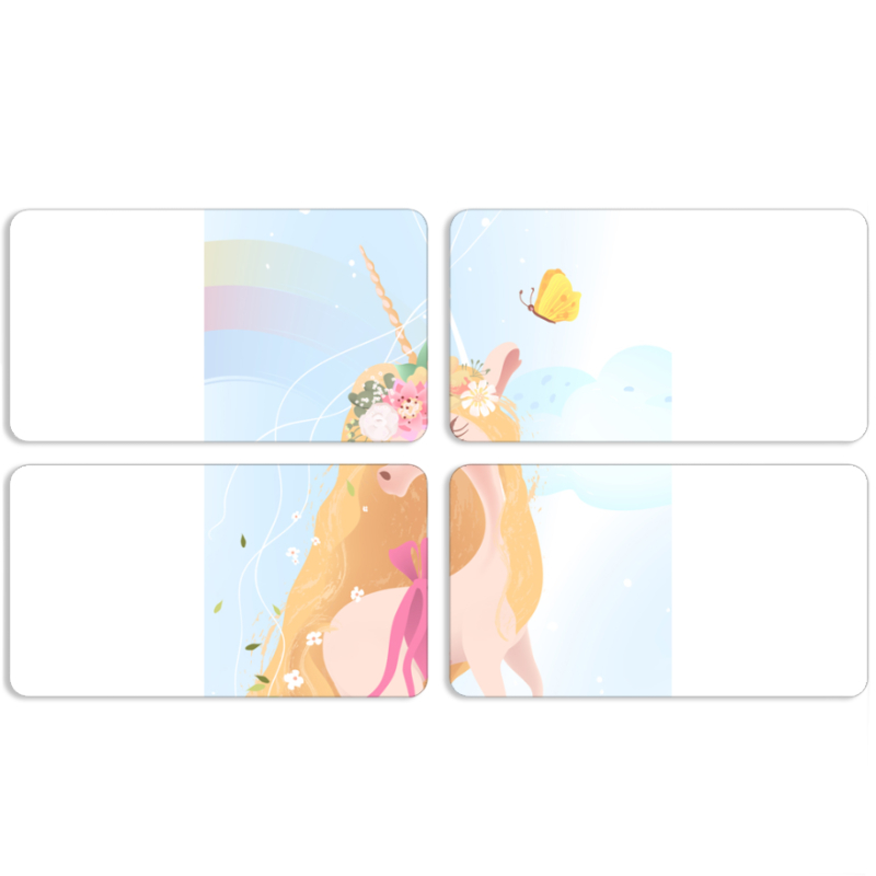 Магнитные фотопазлы 90 на 50 набор 4 штуки 