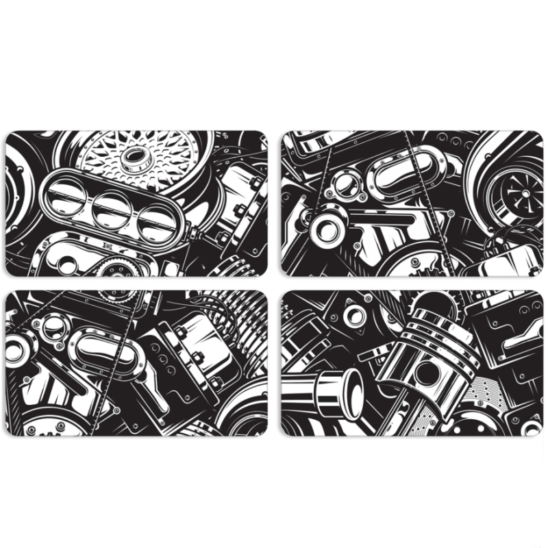 Магнитные фотопазлы 90 на 50 набор 4 штуки 