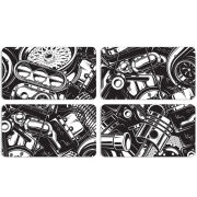 Магнитные фотопазлы 90 на 50 набор 4 штуки 