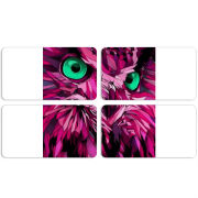 Магнитные фотопазлы 90 на 50 набор 4 штуки 