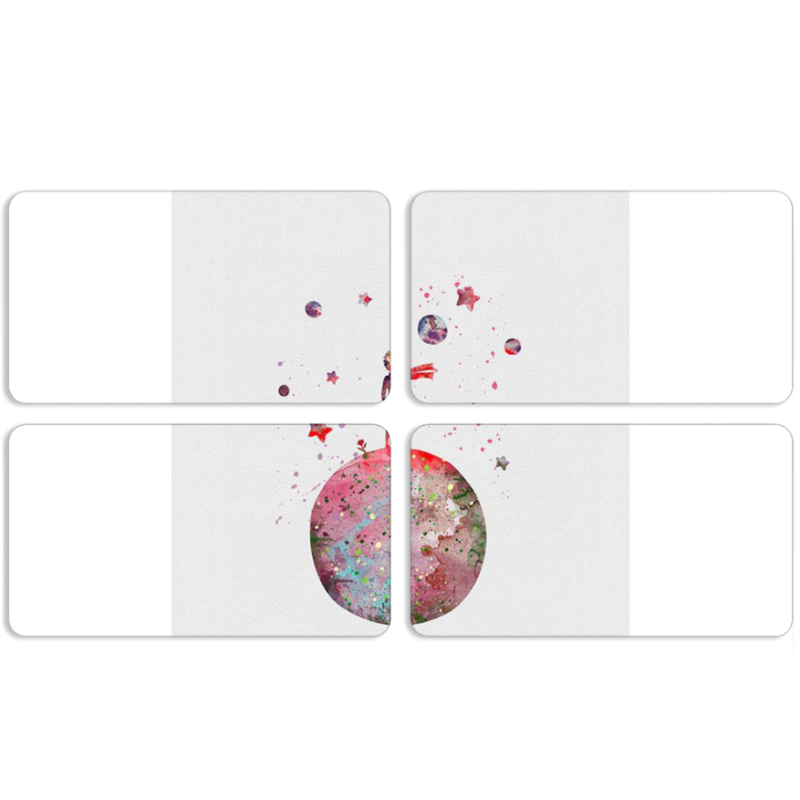 Магнитные фотопазлы 90 на 50 набор 4 штуки 